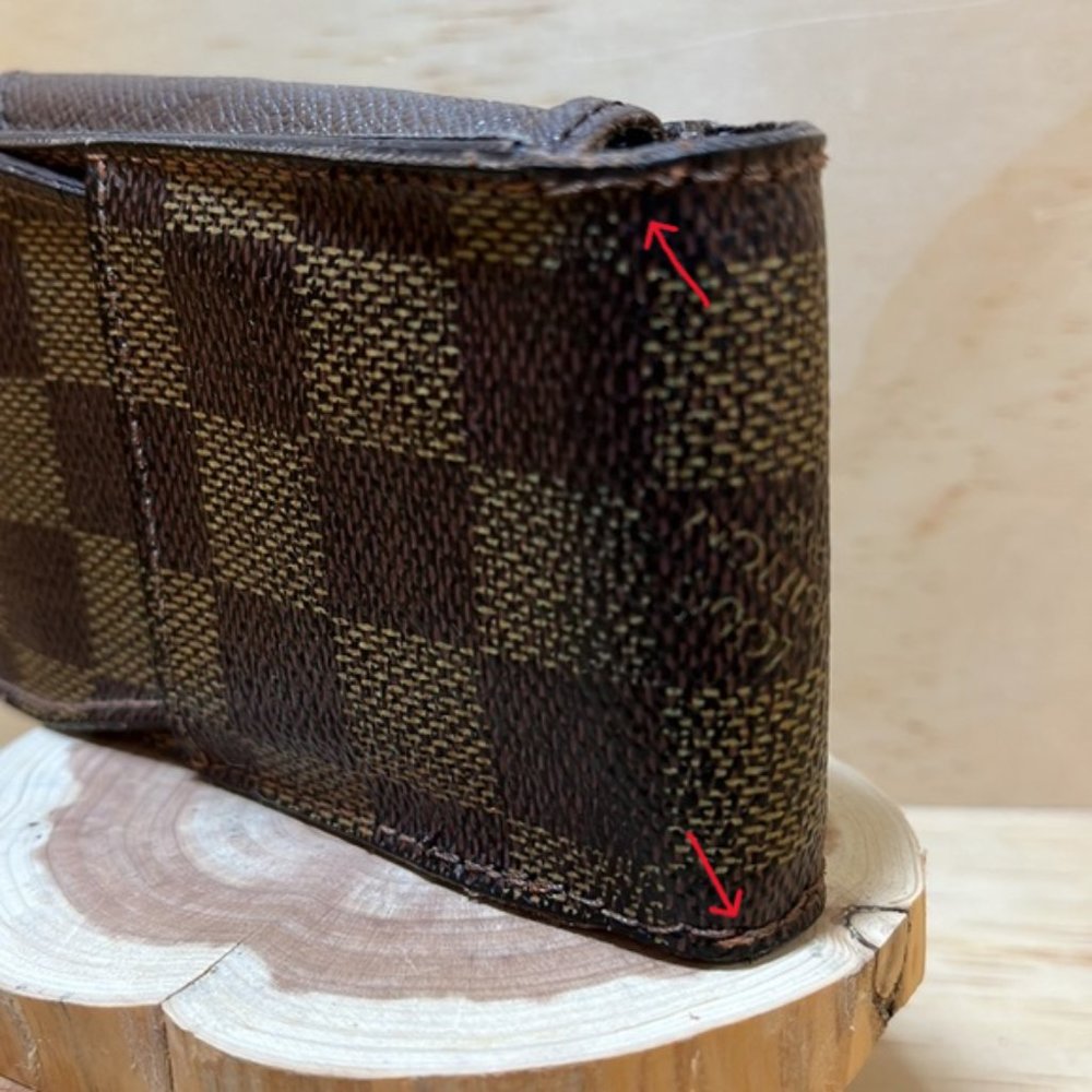 Pre-owned Authentic Louis Vuitton Damier Ebene Pouch/Cigarette Case - Picture 5 of 13
